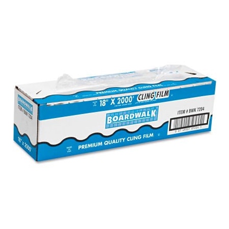 Boardwalk Boardwalk PVC Food Wrap Film, 18" x 2000-ft. Roll BWK7204